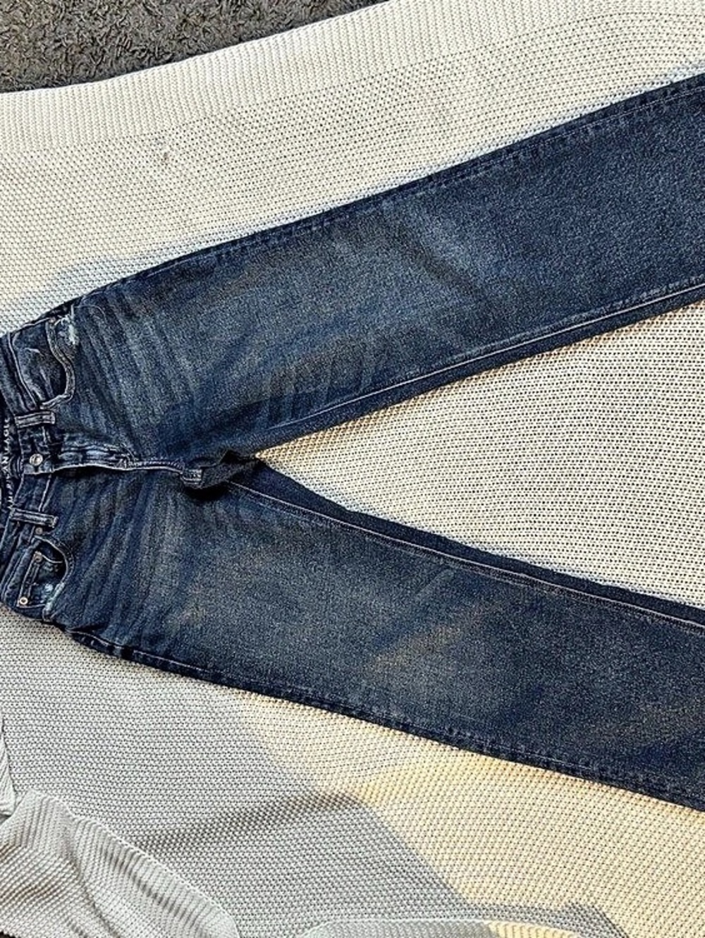 American Eagle AE Stretch Skinny Jeans Blue Size 2 Long
